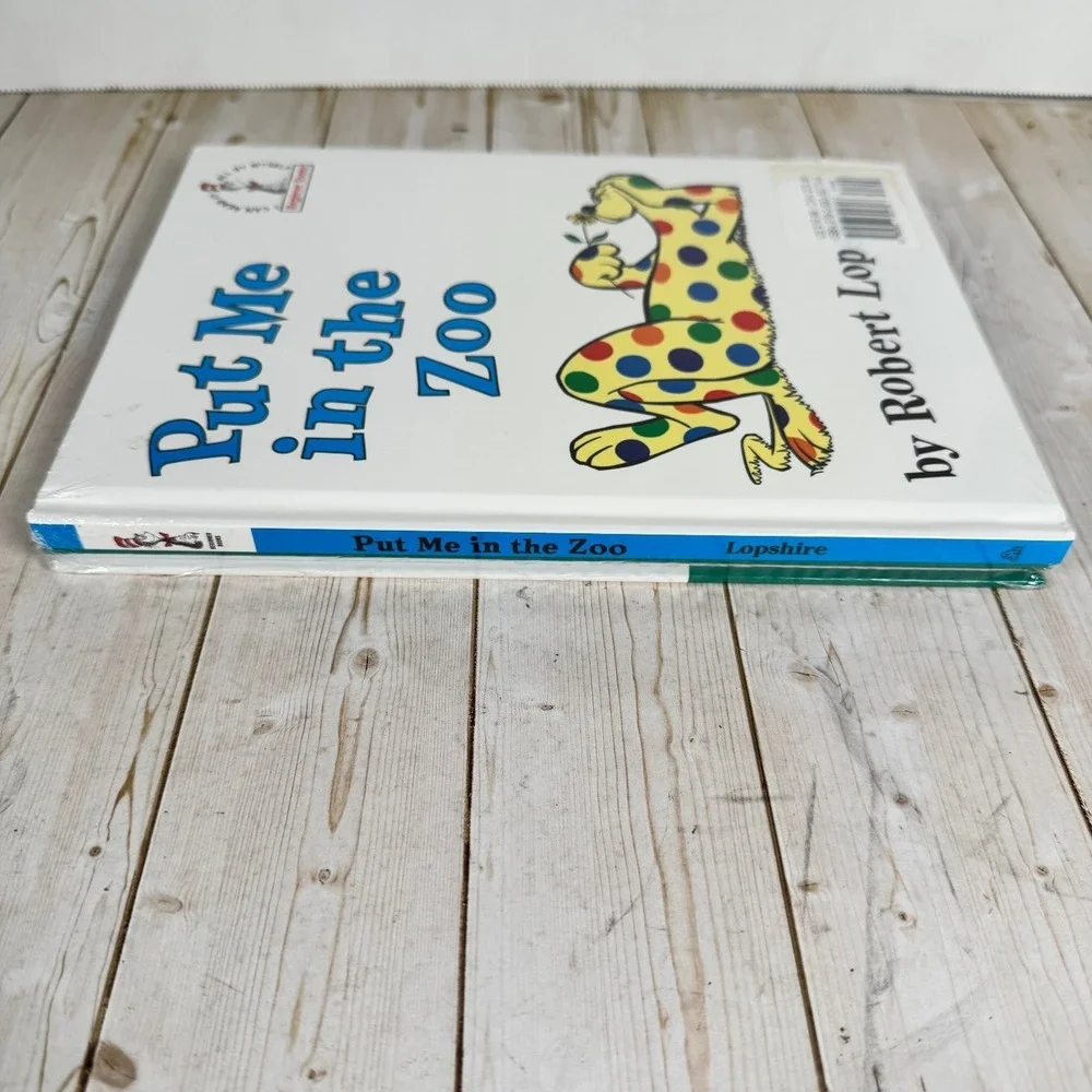Dr. Seuss Hop on Pop & Put Me in the Zoo Lopshire Sealed Hardcover Beginner Book